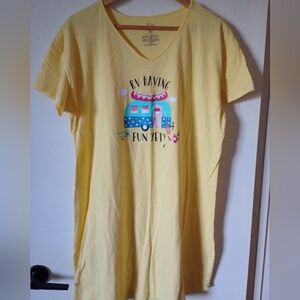 RV Graphic Nightgown Sleepshirt Pajamas Size L/XL NWOT